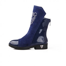 Women's Boots Winter Platform PU Casual Others Bla..