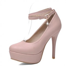 Women's Shoes Round Toe Stiletto Heel Pumps with Buckle Shoes More Colors available Women's Shoes Round Toe Stiletto Heel Pumps with Buckle Shoes More Colors available